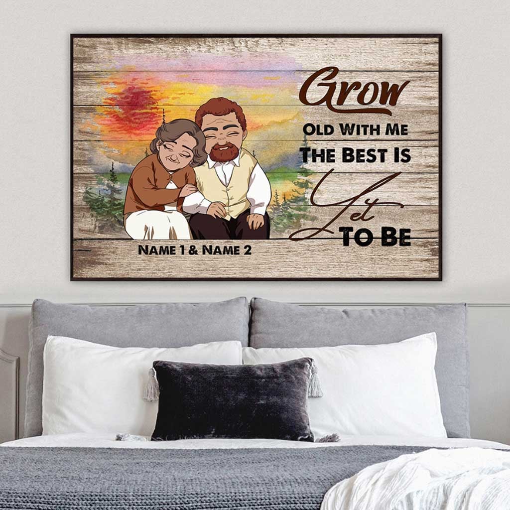 Grow Old With Me - Personalized Couple Poster