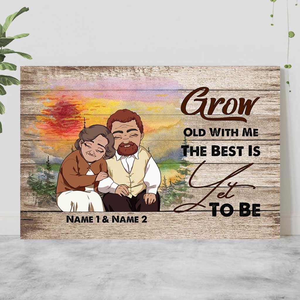 Grow Old With Me - Personalized Couple Poster