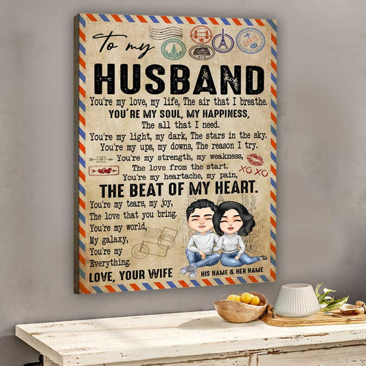 You Are My Everything - Personalized Couple Canvas And Poster