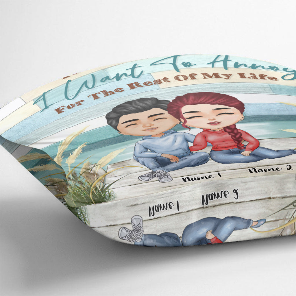 You're The Only One - Personalized Couple Throw Pillow