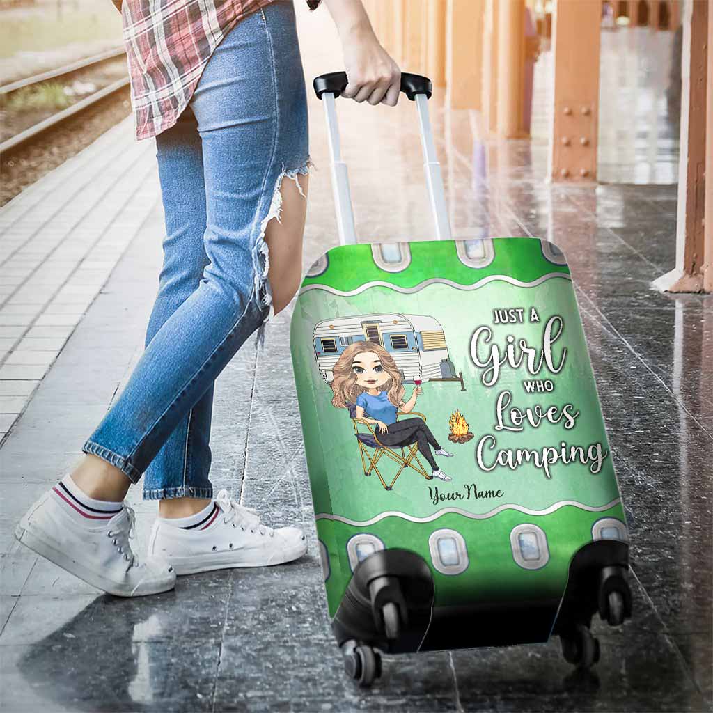Camping - Personalized Camping Luggage Cover