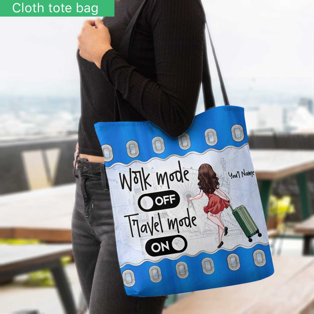 Airplane Mode - Personalized Travelling Tote Bag