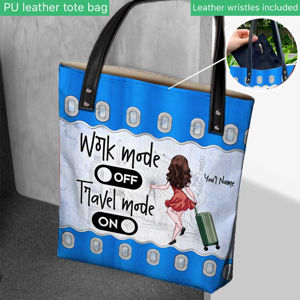Airplane Mode - Personalized Travelling Tote Bag