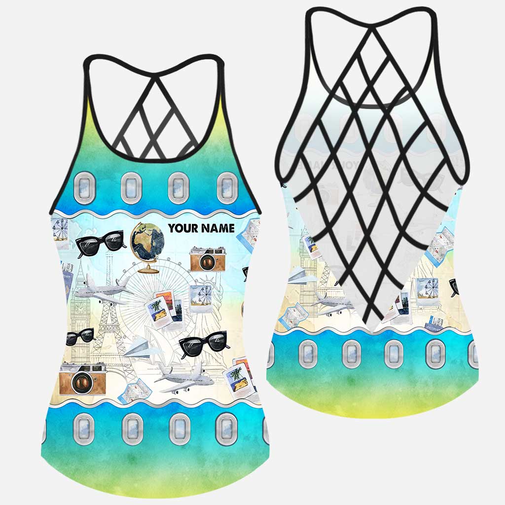 Airplane Mode - Personalized Travelling Cross Tank Top