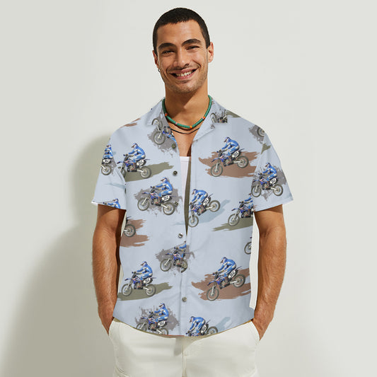 Dirt Bike Photo Inserted - Personalized Dirt Bike Hawaiian Shirt