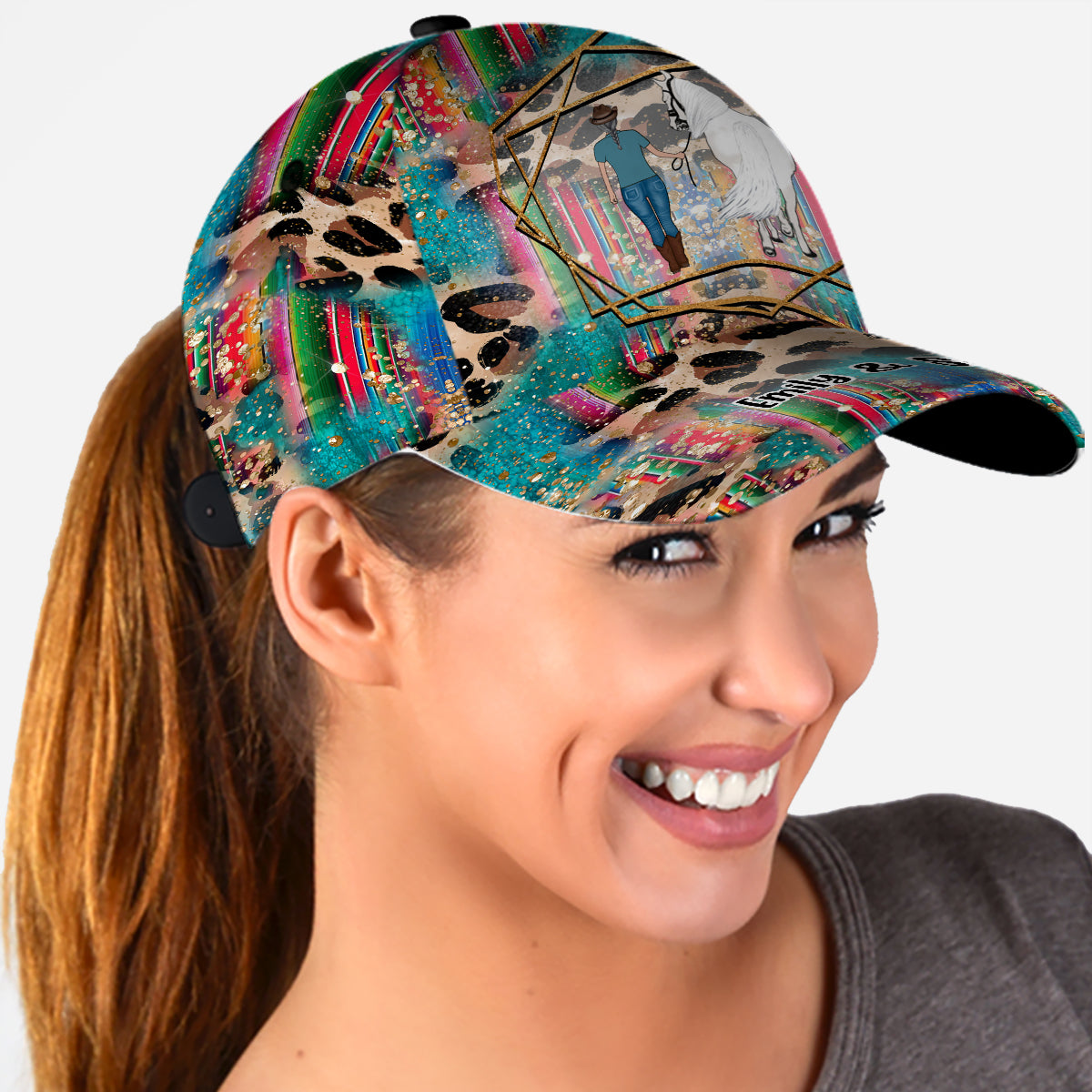 Just A Girl Who Loves Horse - Personalized Horse Classic Cap