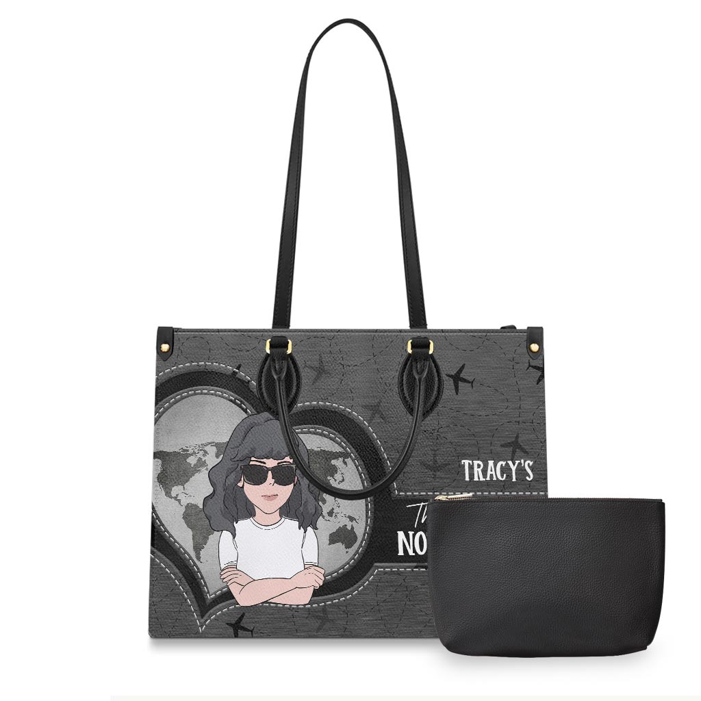This Bag Is Not Yours - Personalized Travelling Leather Handbag