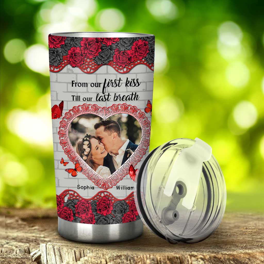 The Day I Met You - Personalized Couple Tumbler