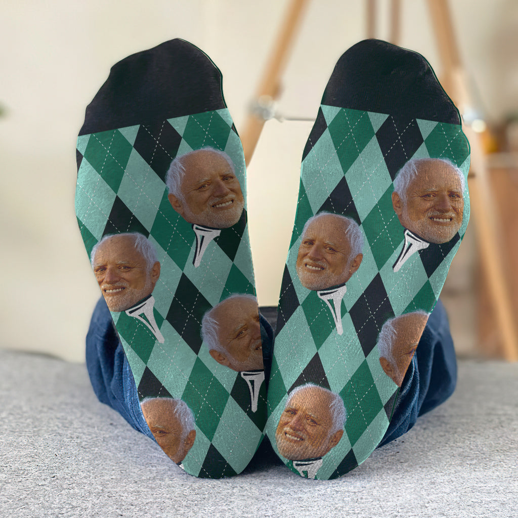 Papas Glücksgolfsocken - Personalisierte Golfsocken