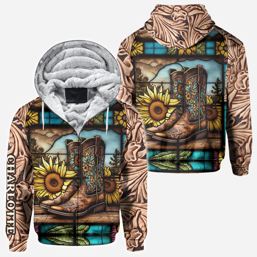 Vintage Country Boots Horses Lovers - Personalized Horse All Over Shirt