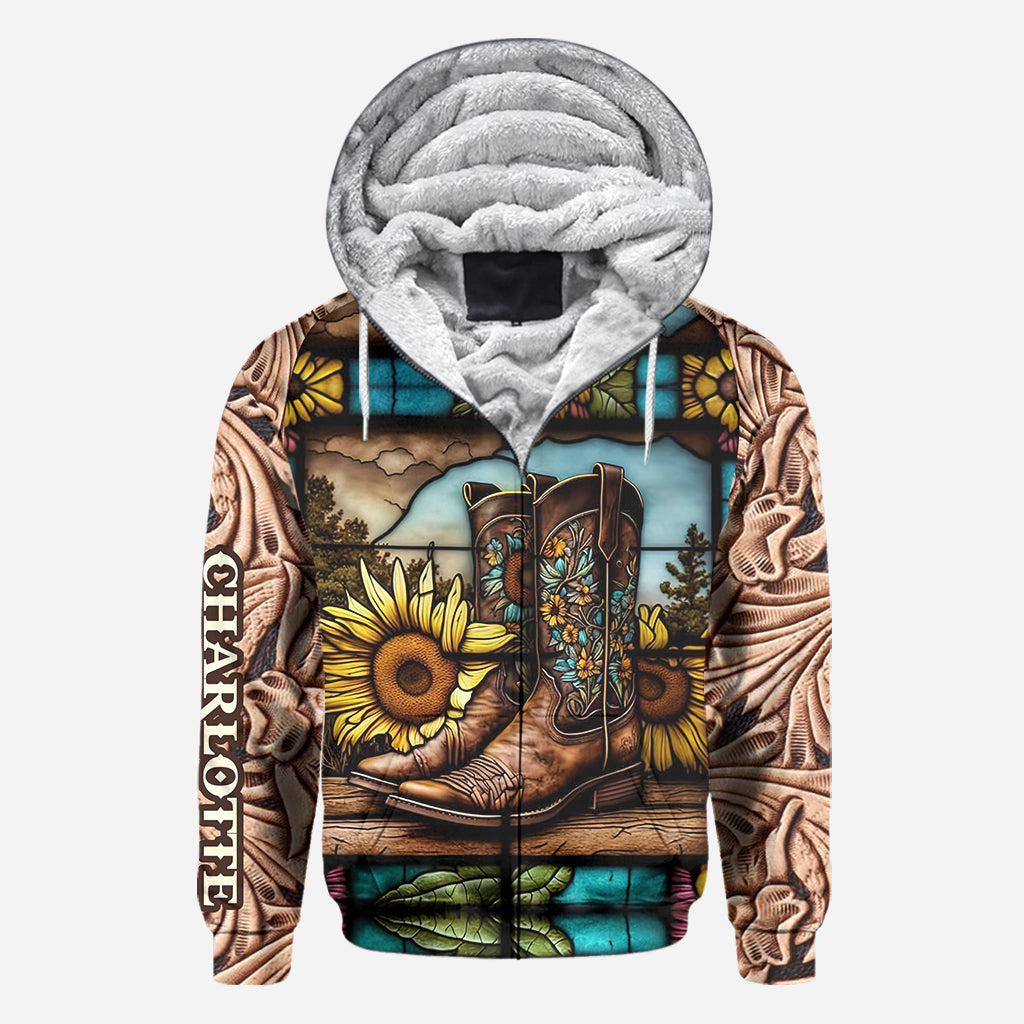 Vintage Country Boots Horses Lovers - Personalized Horse All Over Shirt