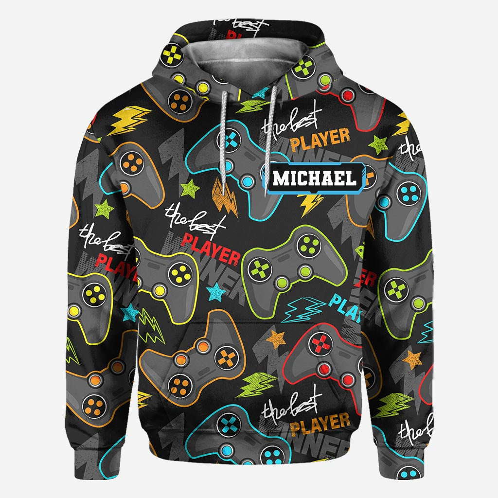 I Paused My Game To Be Here - Personalized Video Game All Over Shirt