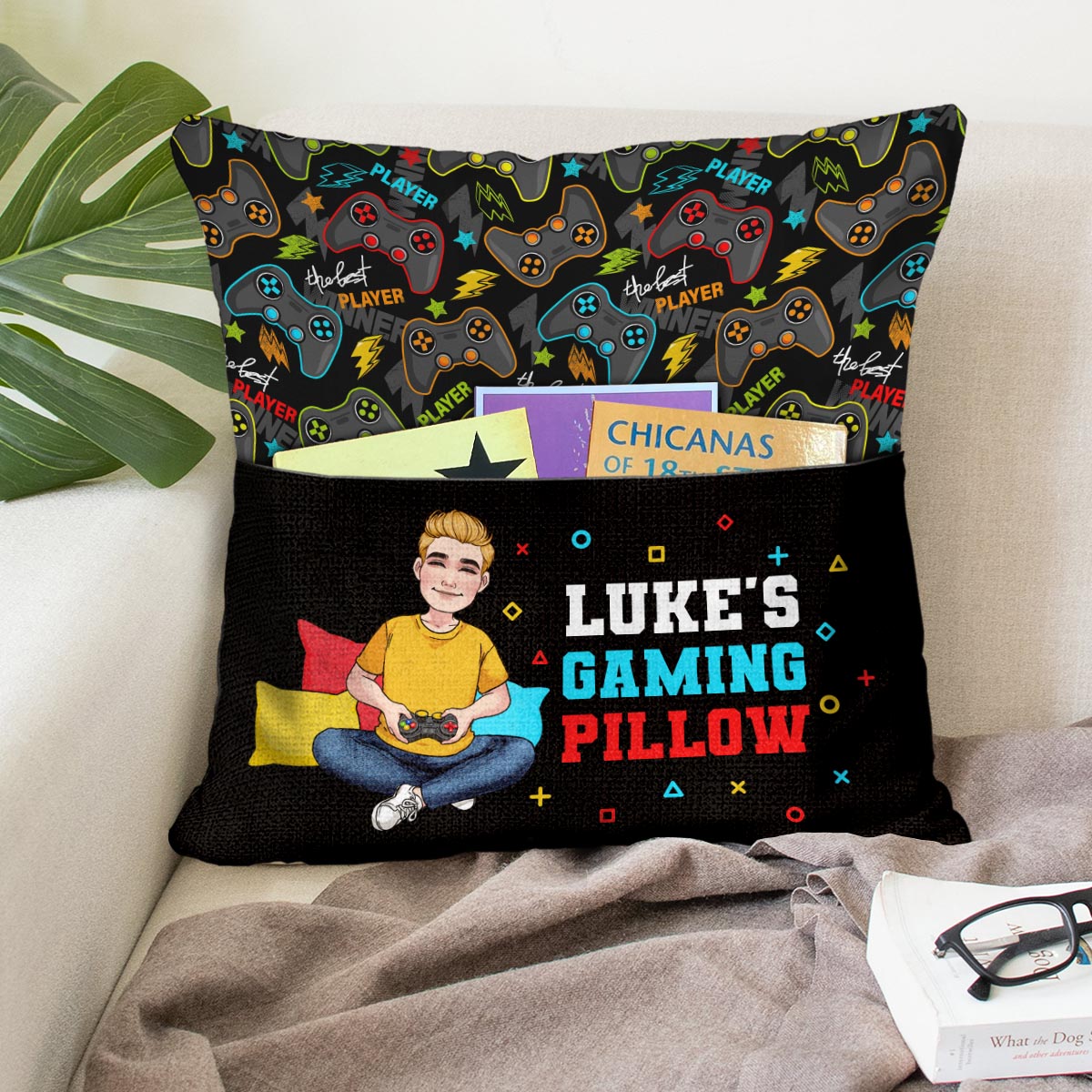 My Gaming Pillow - Personalized Video Game Pocket Pillow