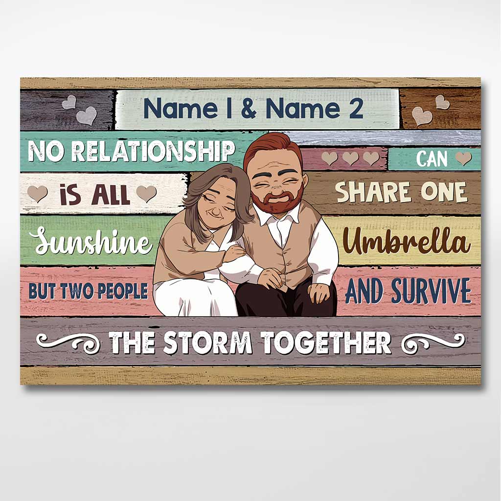 Husband And Wife Love Forever - Personalized Couple Poster