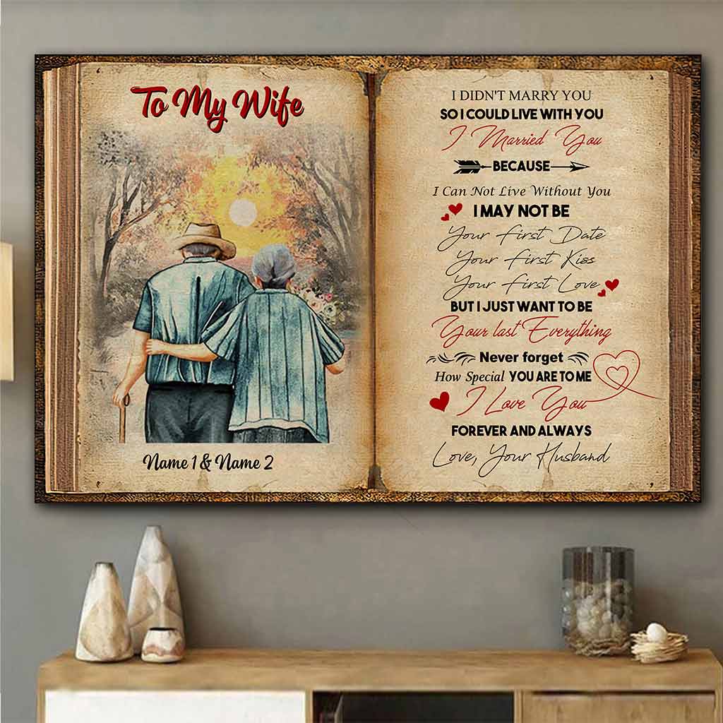 To My Husband I Love You - Personalized Couple Poster