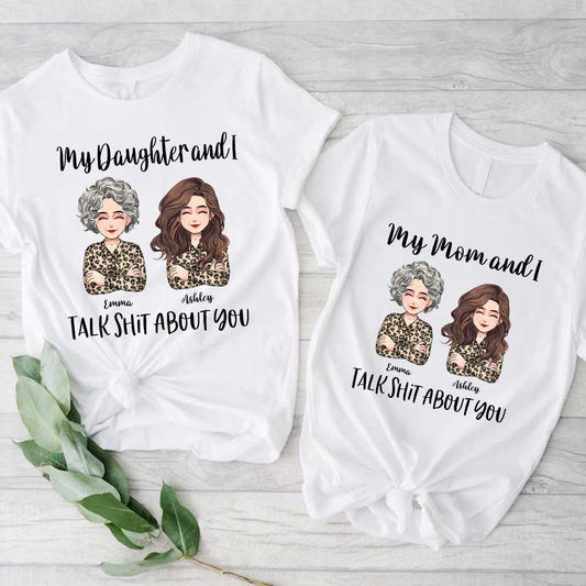 Mother And Daughter - Personalized Mother's Day Mother T-shirt and Hoodie