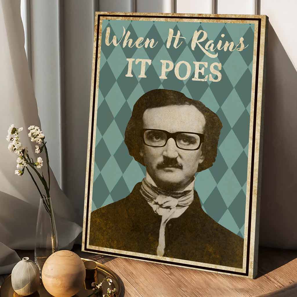 When It Rains - Teacher Canvas And Poster