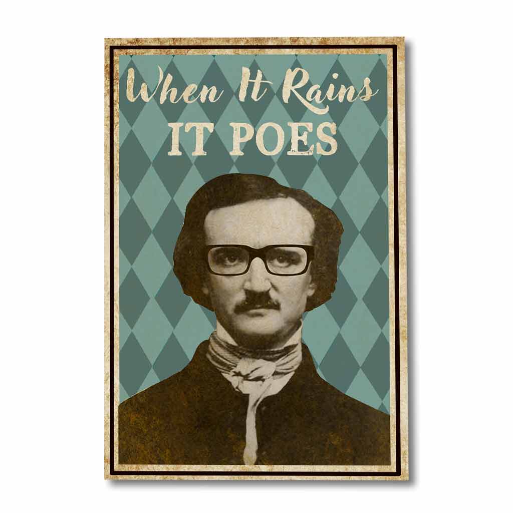 When It Rains - Teacher Canvas And Poster