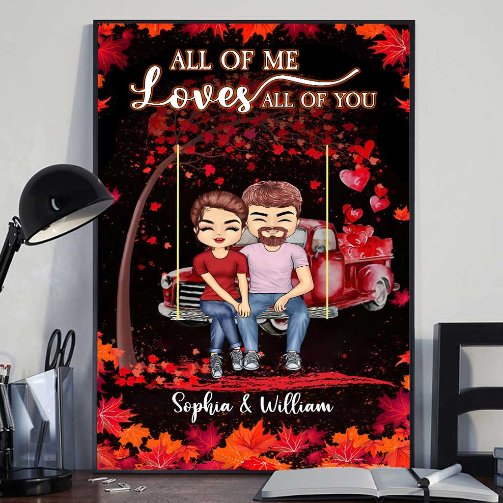 God Blessed The Broken Road - Personalized Couple Canvas And Poster