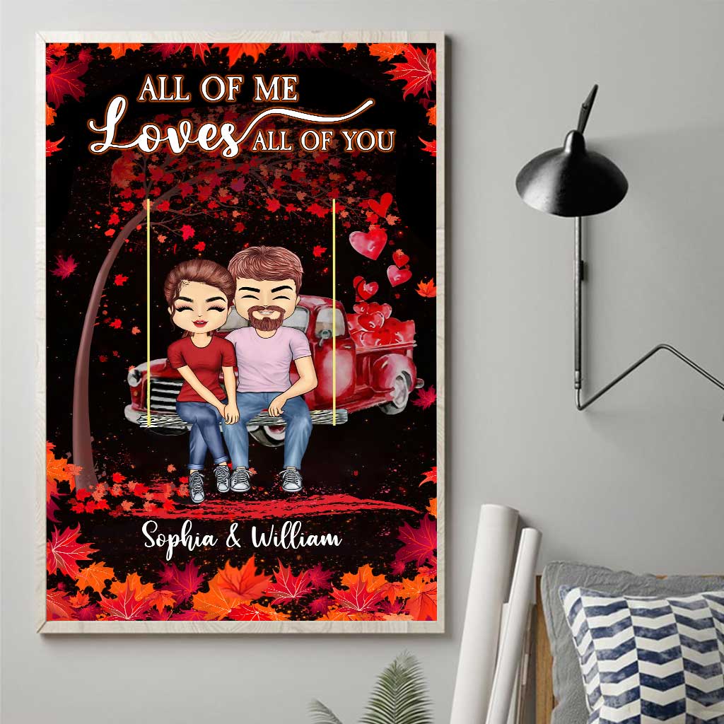 God Blessed The Broken Road - Personalized Couple Canvas And Poster