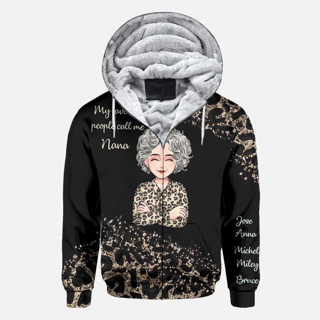 My Favorite People - Personalized Mother's Day Grandma All Over T-shirt and Hoodie