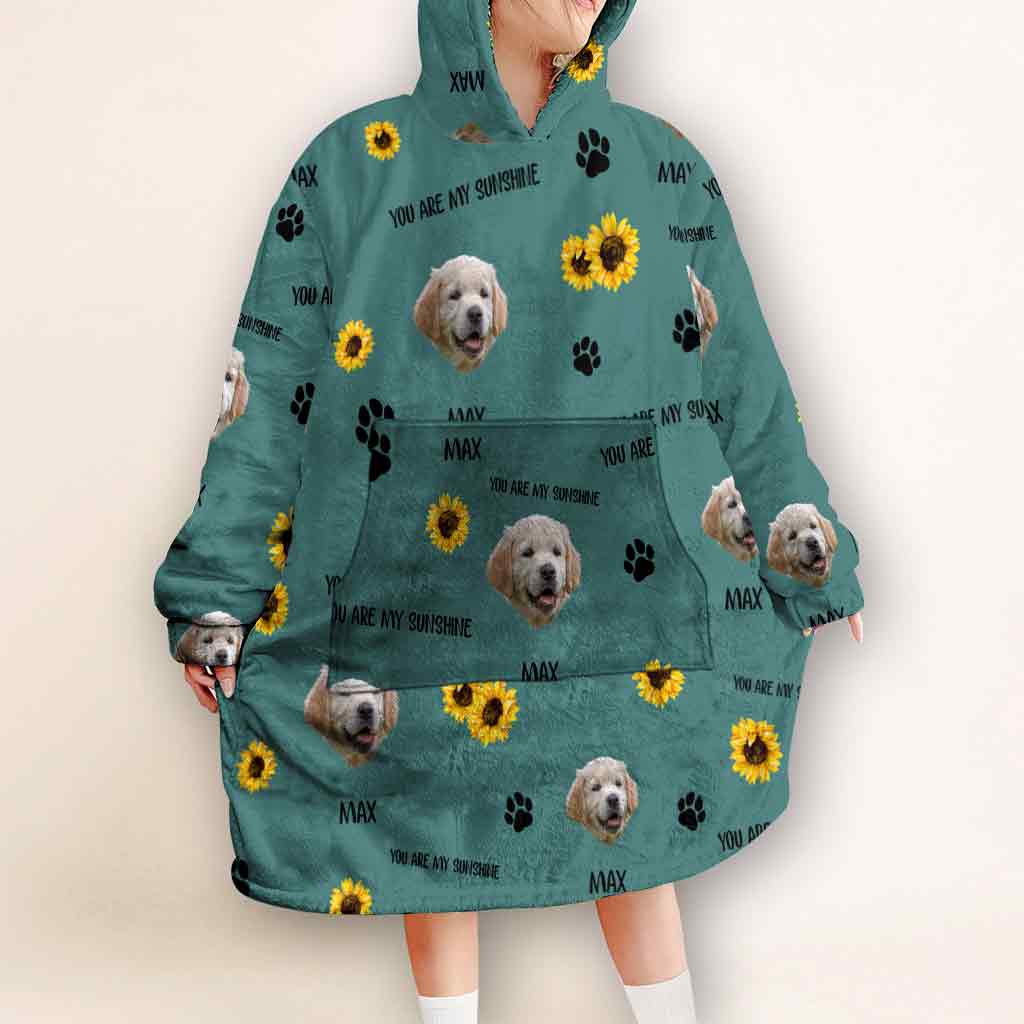You Are My Sunshine - Dog gift for cat lover - Personalized Blanket Hoodie