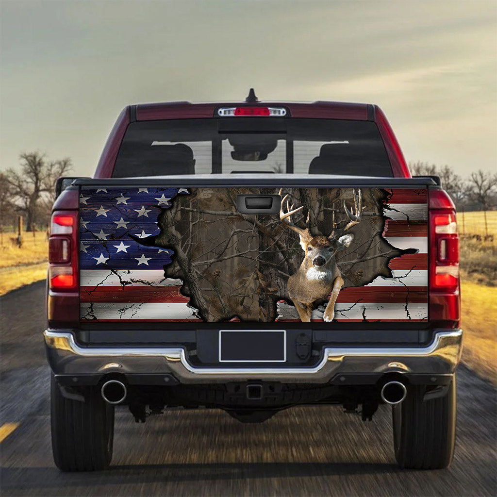 Outdoor Is My Life - Independence Day Hunting Truck Tailgate Decal