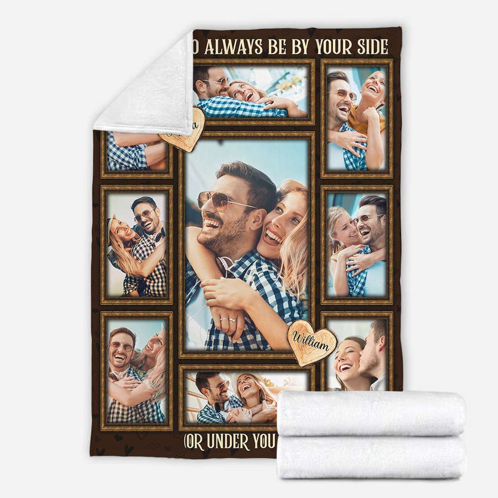 I Promise To Always Be By Your Side - Personalized Couple Couple Blanket