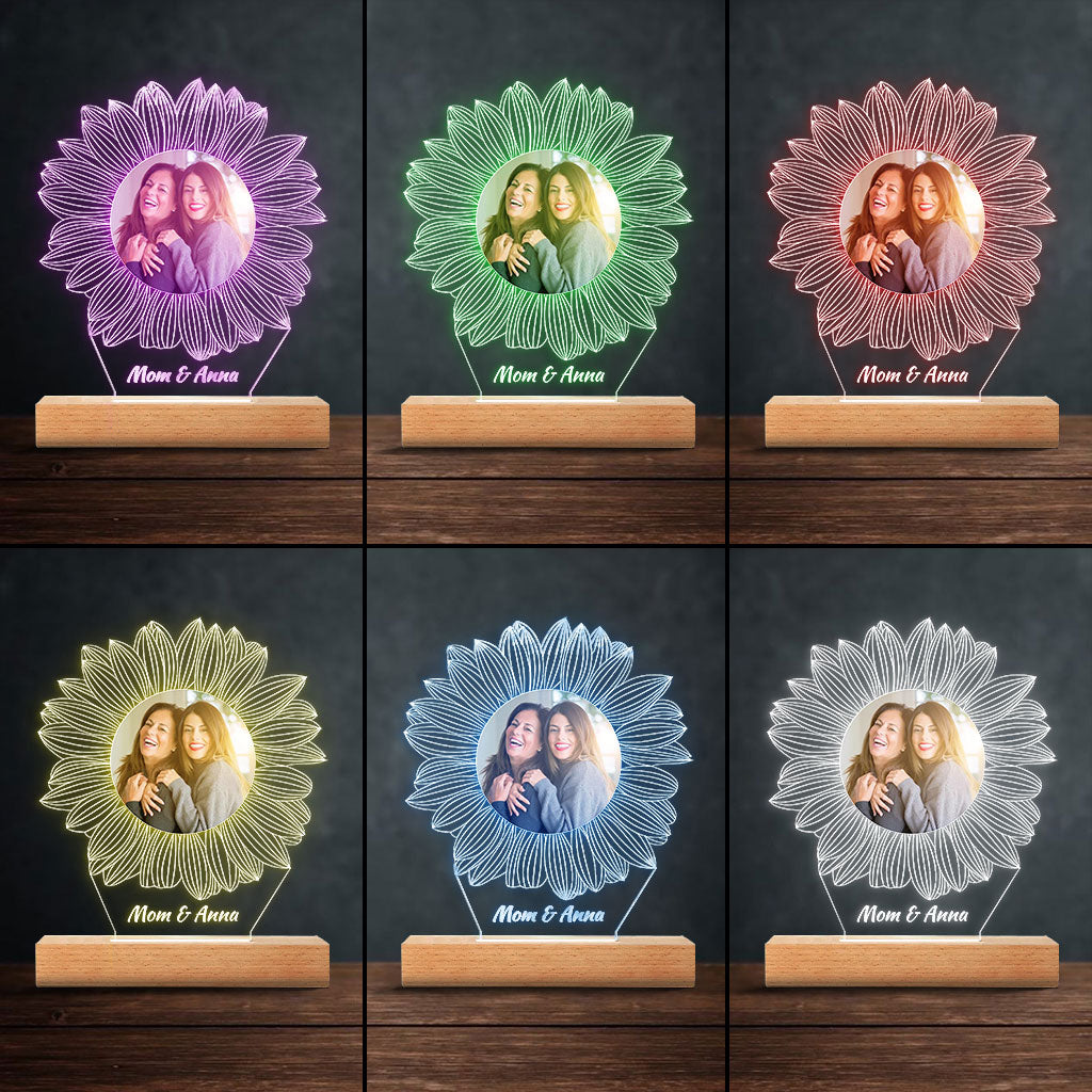 You Are My Sunshine - Gift for mom, grandma, sister, daughter, son, brother, grandpa, dad, wife, husband, friend - Personalized Shaped Plaque Light Base