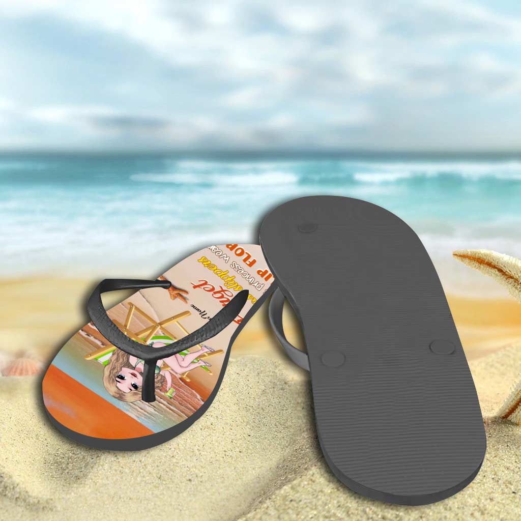 Forget Glass Slippers - Personalized Sea Lover Flip Flops