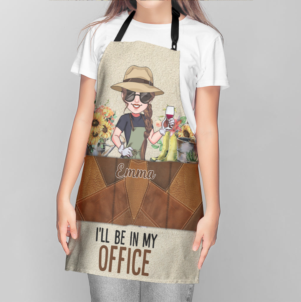 I'll Be In My Office - Personalized Gardening Apron