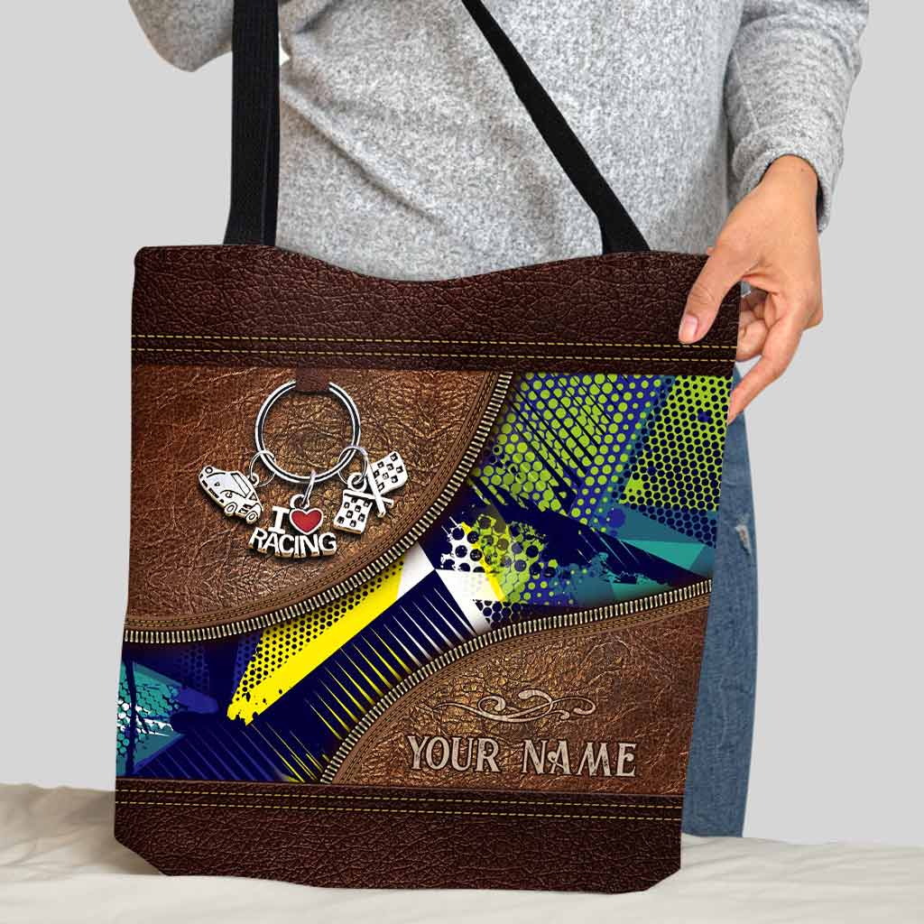 Racing Personalized Tote Bag