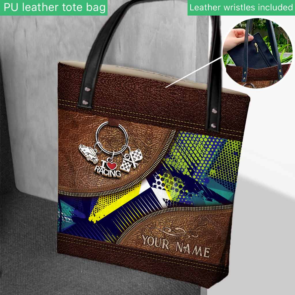 Racing Personalized Tote Bag