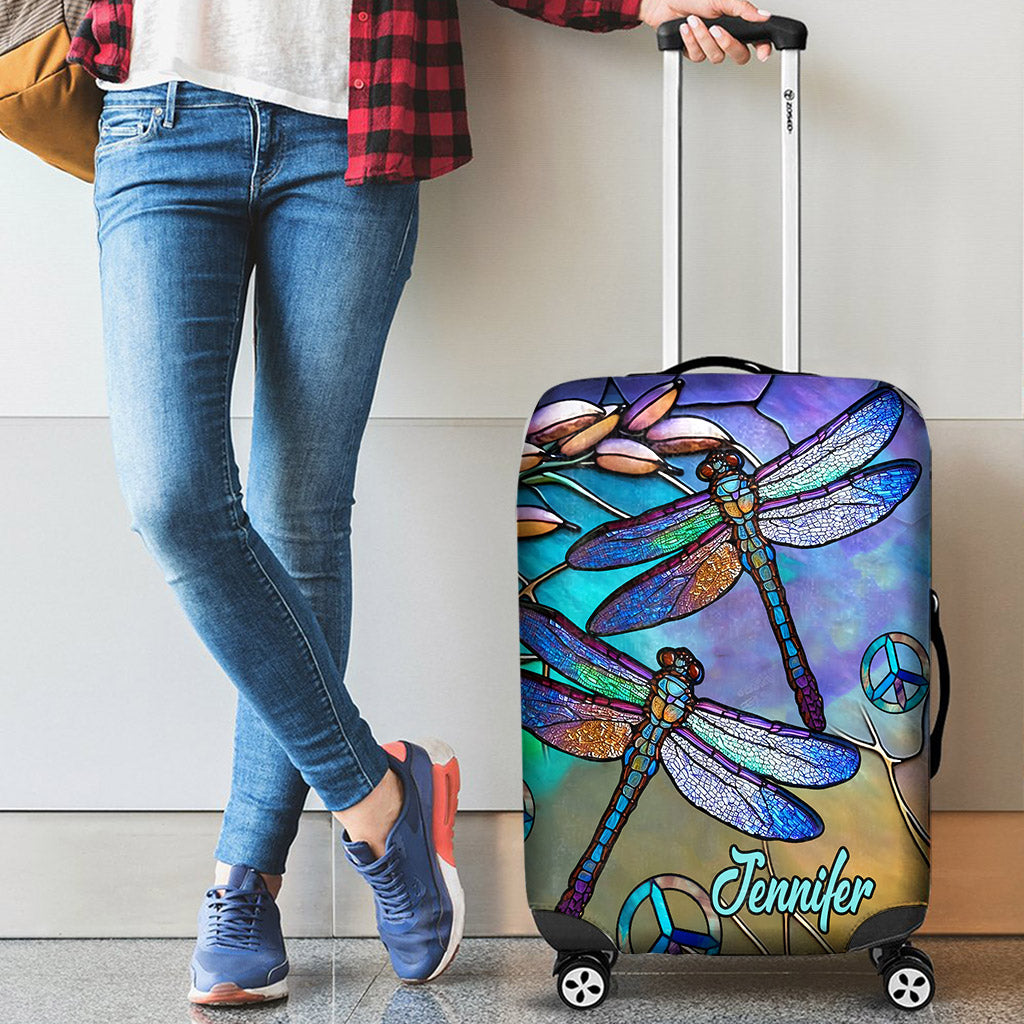 Hippie Soul - Personalized Hippie Luggage Cover