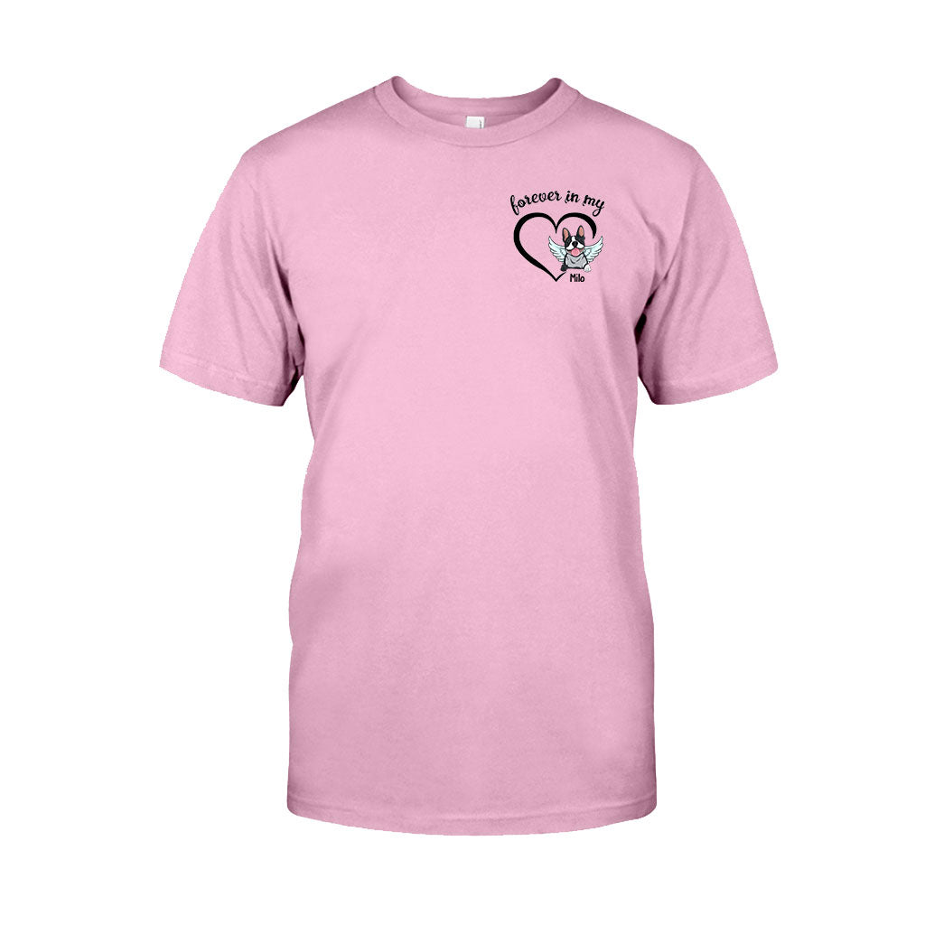 Für immer in meinem Herzen – Personalisiertes Hunde-T-Shirt und Hoodie