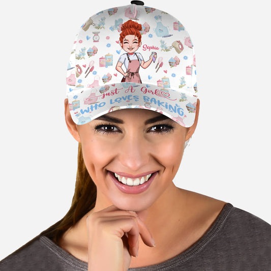 Just A Girl Who Loves Baking - Personalized Baking Classic Cap