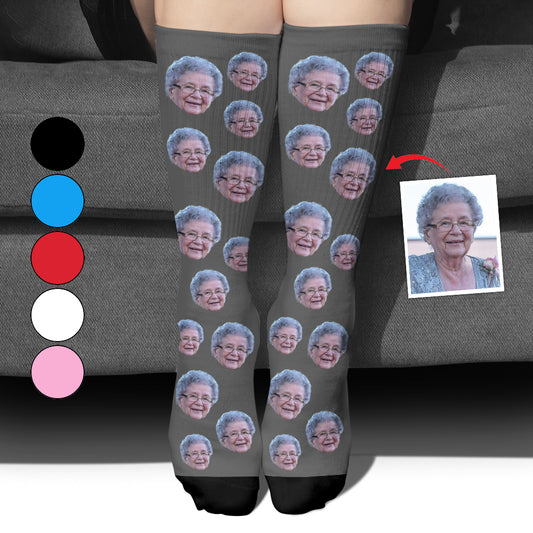 Individuell gestaltete Oma-Socken