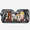 What A Beautiful Thing - Personalized Horse Car Sunshade