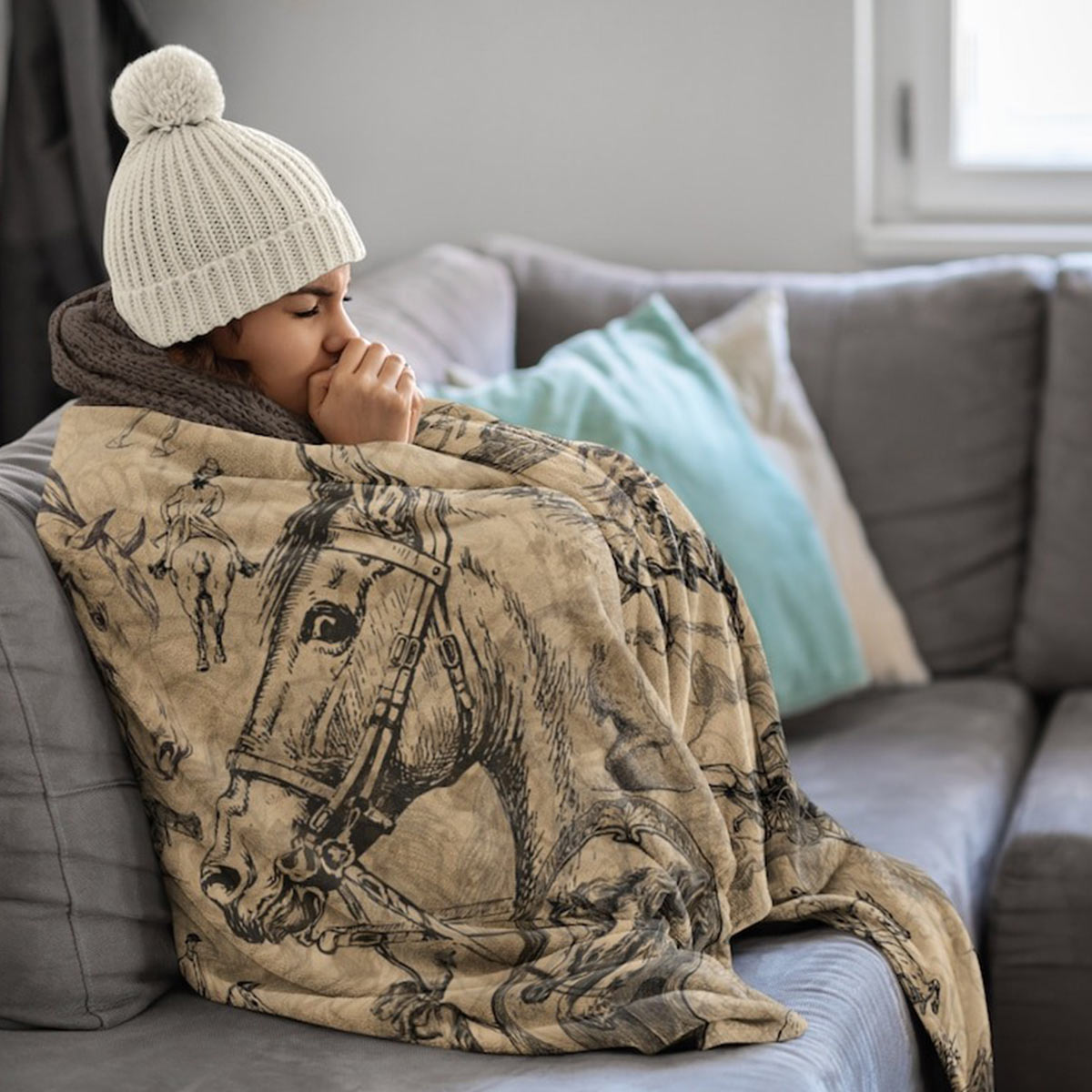 Pferde lieben – Pferdedecke