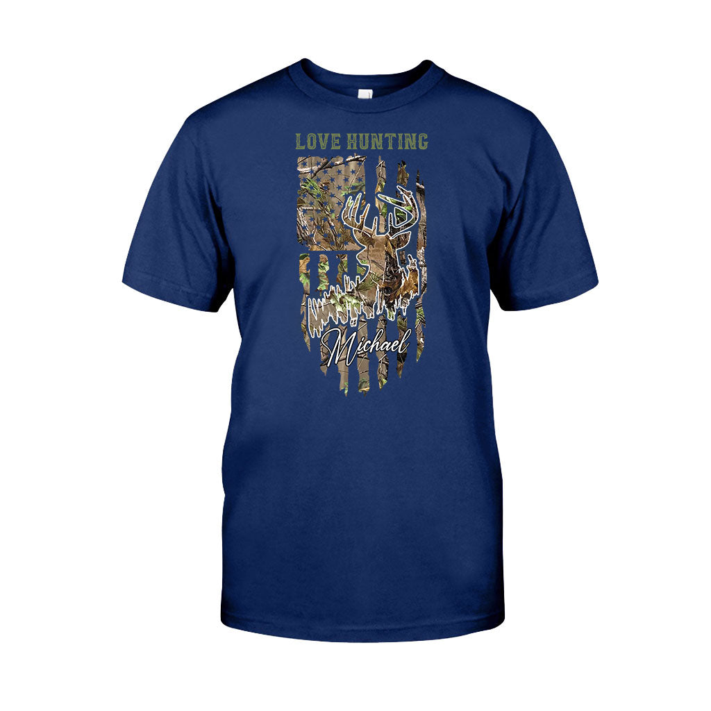J'adore la chasse - T-shirt et sweat à capuche personnalisés sur le thème de la chasse