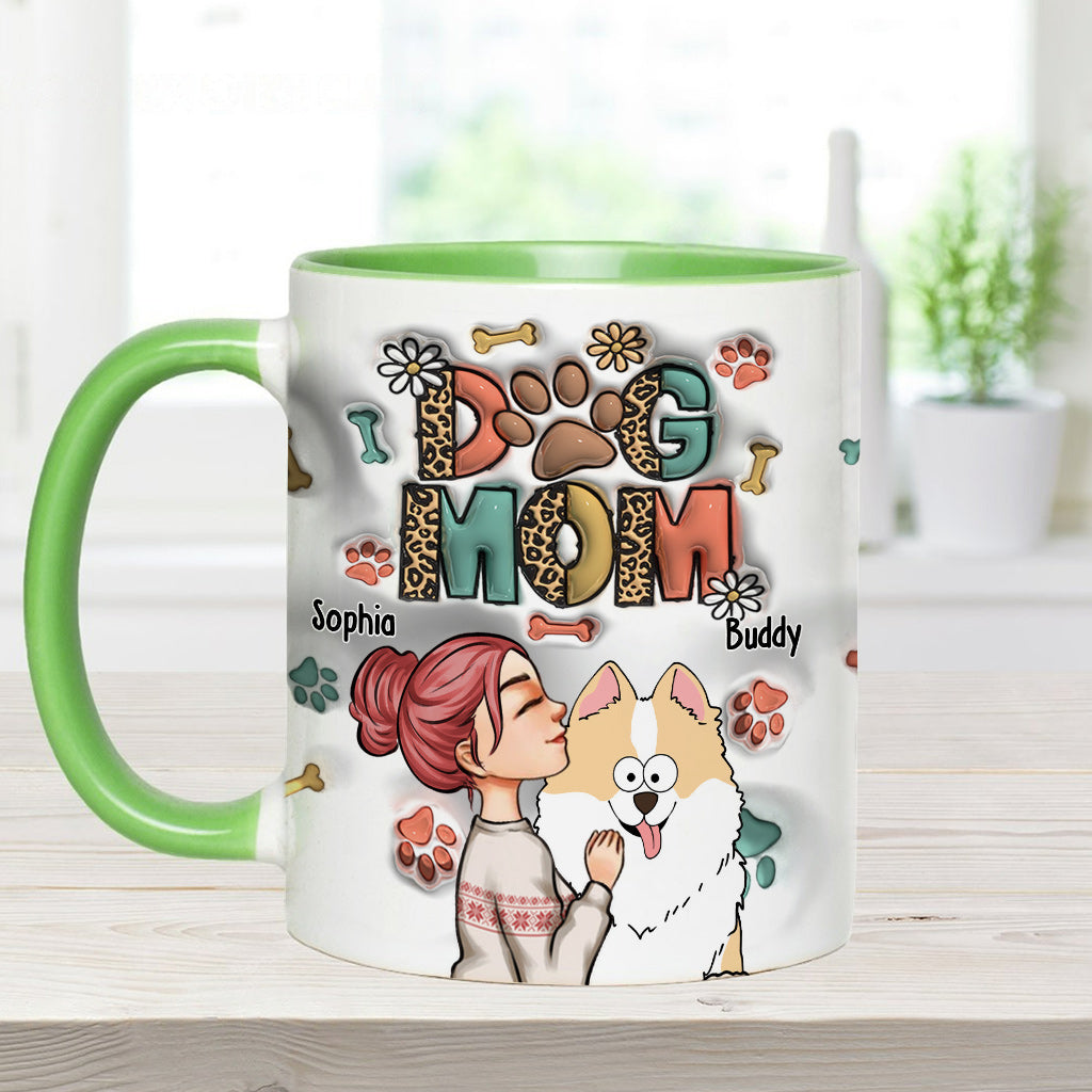 Aufblasbare Tasse mit Hunde- und Katzenmotiv – Geschenk für Hunde- und Katzenliebhaber – Personalisierte Tasse