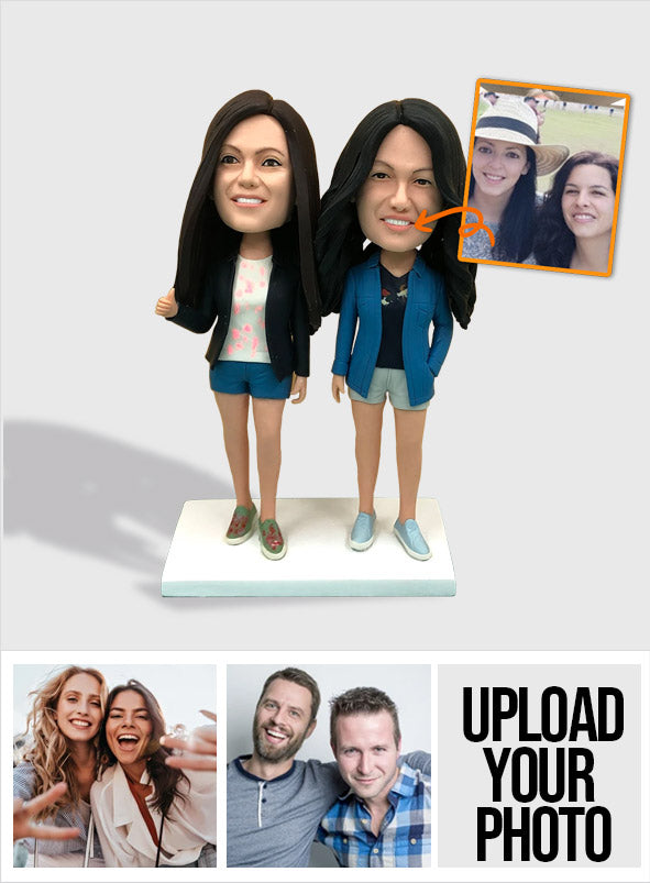 Custom Figure - Personalized Bestie Bobblehead