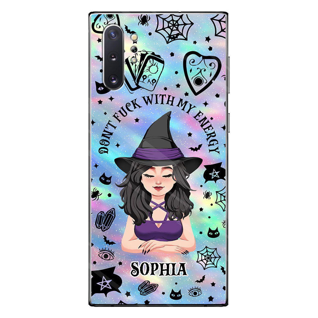 Don't F With My Energy - Personalized Witch Phone Case