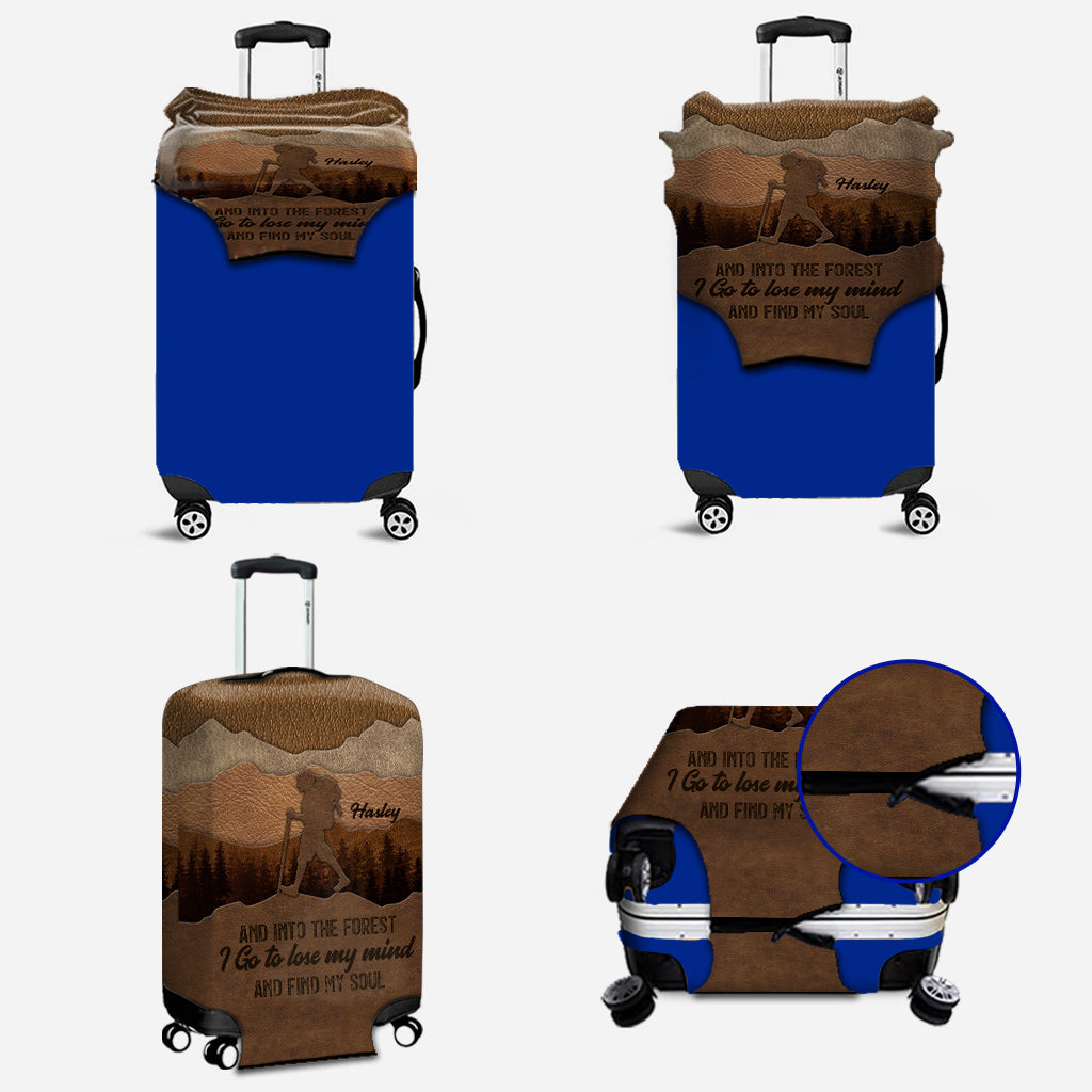 And Into The Forest I Go - Personalized Hiking Luggage Cover