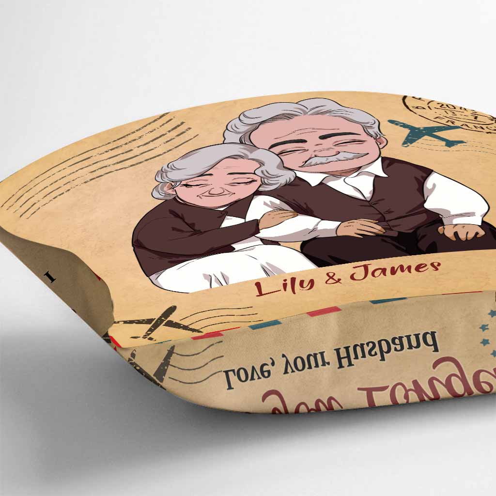 If I Had My Life To Live Over Again - Personalized Couple Throw Pillow