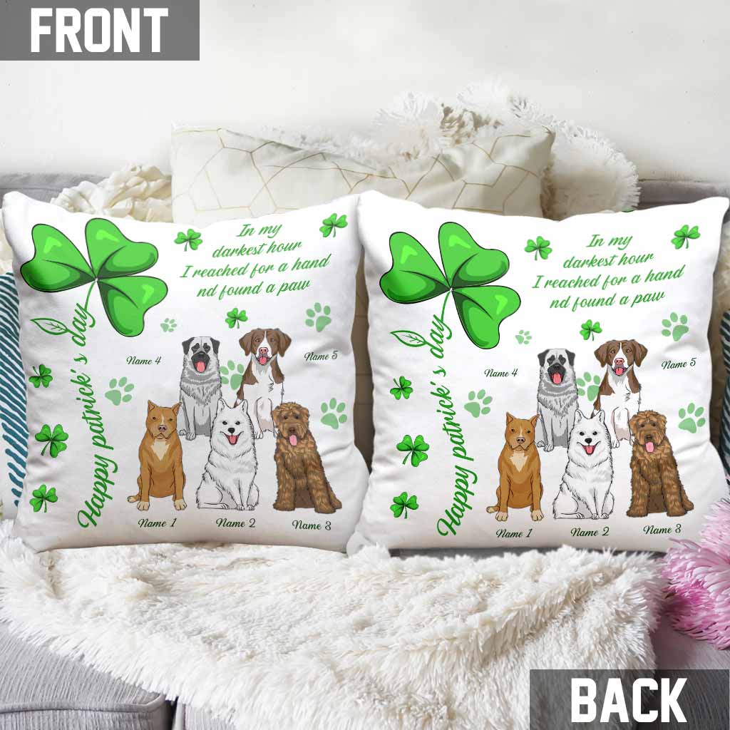 Irischer Hund ist mein Glücksbringer - Personalisiertes Kissen zum St. Patrick's Day