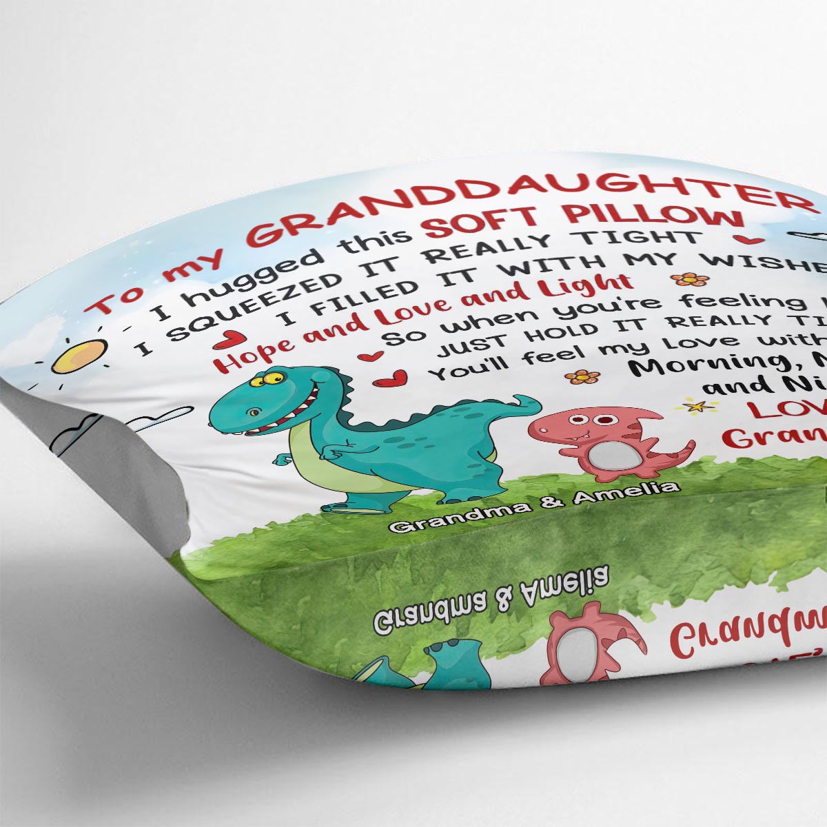 You'll Feel My Love - Personalized Mother's Day Grandma Throw Pillow