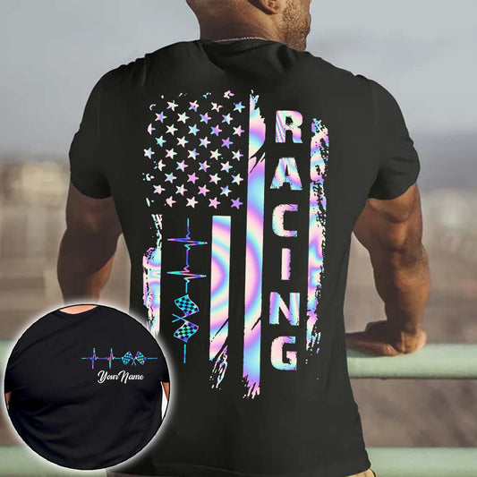 Liebe zum Rennsport – Personalisiertes T-Shirt und Hoodie zum Unabhängigkeitstag