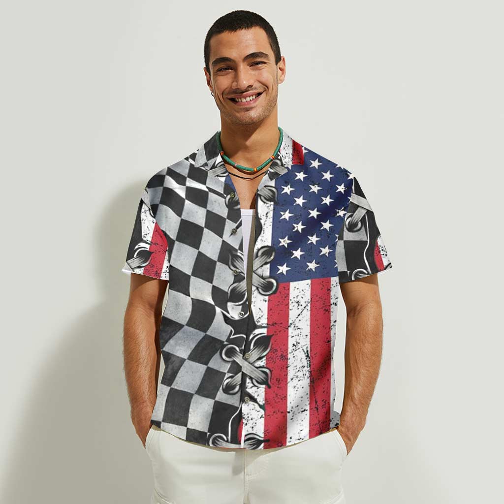 Je suis un homme simple - Chemise hawaïenne de course pour la fête de l'Indépendance