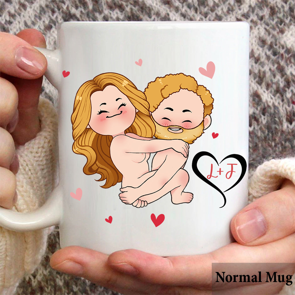 I Like His Beard I Like Her Butt - Personalized Couple Mug